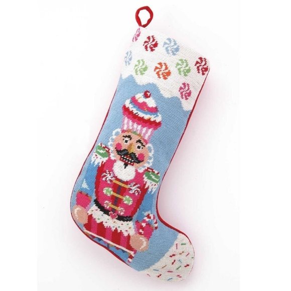 Glitterville Colonel Cupcake Nutcracker Stocking - Picture 1 of 5